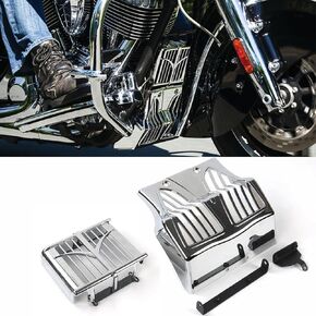 مفسد الذقن الأمامي لـ Indian Bagger 2015-2023 ، دراجة نارية Lower Fairing Air Dam Mudguard Cove Fender Accessories (Chrome)