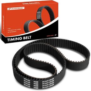 A-Premium Engine Timing Belt Compatible with Dodge Avenger 1995-2000, Stratus 1995-2005 & Chrysler Sebring 1995-2005, Cirrus 1995-2000 & Mitsubishi Eclipse, Galant, Montero, Montero Sport, 2.5L 3.0L
