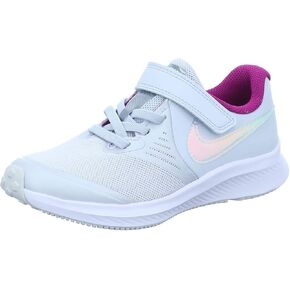 Nike Boy's Star Runner 2 (PSV) Sneaker, Wolf Grey/White-Black-Volt, 2.5Y Child US Little Kid in Kuwait
