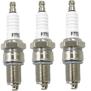 F7TC Spark Plug (3-Pack) - For Honda GX120 GX160 GX200 GX240 GX270 GX340 GX390 4-Stroke Engines - Generator, Lawn Mower, Pressure Washer