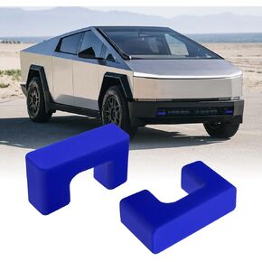 Tow Hook Covers Fit for Tesla Cybertruck 2024 2025, Hitch Cover Front Customized Car Tow Hooks Compatible with Tesla Cybertruck Accessories 2025 2024 (Blue)