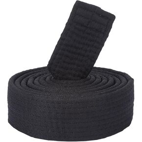 Creatcabin Black karate jiu jitsu الحزام البوليستر للفنون القتالية