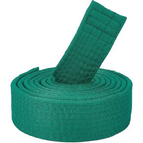 Creatcabin Green Jiu Jitsu حزام البوليستر الفنون القتالية الحزام جودو Jiu-Jitsu Tkd Aikido رتبة رتبة حزام طويل لينة Univers