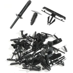 45PCS Car Retainer Clips,Fender Clips Automotive,Car Accessories Rocker Wheel Flare Moulding Clips,Automotive Clips,Fender Flare Hardware Kit Replacement,Replace #68039280AA 6030441 6506007AA