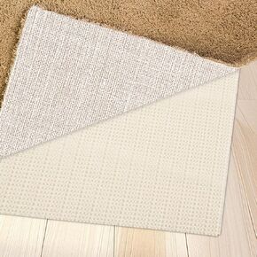 Rugs Pad 8 x10 Ft Rug Gripper for Hardwood Floors White Carpet Padding 8x10 Rug Pad Non Slip for Hardwood Rug Mats for Under Rugs 8x10 Anti Slip Rug Padding, Provide Protection and Cushion
