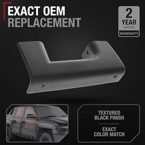 Drive Side Automotive Grab Pull Handle - Compatible with 2007-2009 Chevrolet Avalanche, Silverado, Suburban, Tahoe, GMC Sierra, Yukon XL - Durable Interior OEM Replacement - Easy Installation in Kuwait