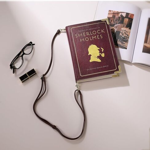 مجموعة محفظة الكتب الأدبية-حقائب Crossbody Classic Doet-Crossups ، هدية مثالية لمحبي الكتب in Saudi Arabia