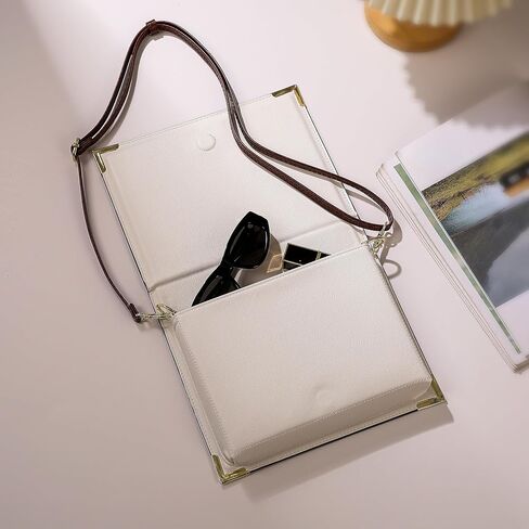 مجموعة محفظة الكتب الأدبية-حقائب Crossbody Classic Doet-Crossups ، هدية مثالية لمحبي الكتب in Saudi Arabia