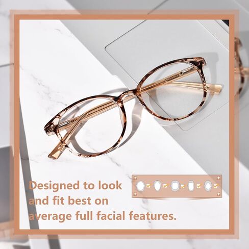 OPTOFENDY Blue Light Glasses for Women, TR90 Blue Light Blocking Glasses Relieve Eyestrain & Anti UV400 Rays in Saudi Arabia