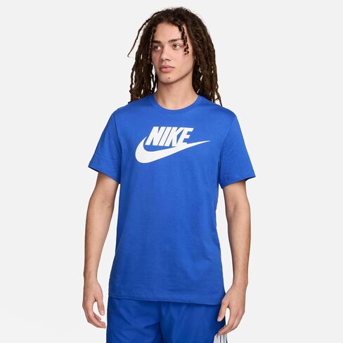 تي شيرت Nike Sportswear للرجال AR5004 (أسود/أبيض، صغير) in Kuwait