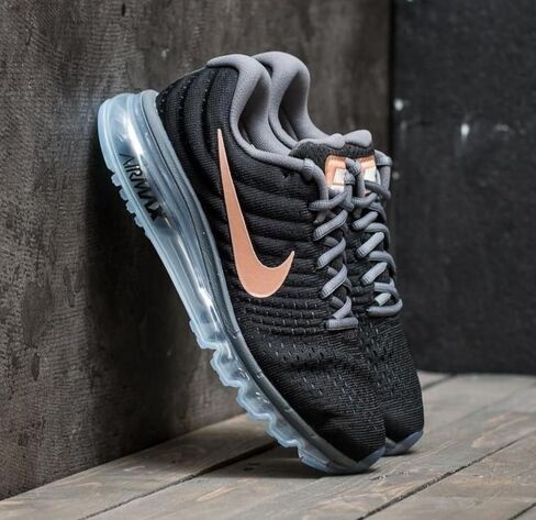 Nike Women's Air Max 2017 Running Shoe Pure Platinum/White-Cool Grey-HOT Lava 7.0 in Saudi Arabia