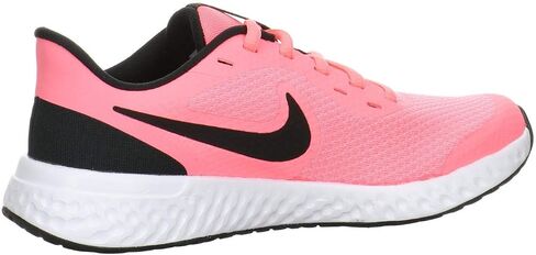 Nike Baby Revolution 5 Velcro Running Shoe, Black/Lemon Venom-Laser Blue-Hyper Crimson, 9C Regular US Toddler in Saudi Arabia