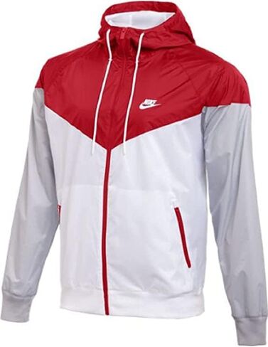 Nike Sportswear Windrunner Hooded Windbreaker Men's Jacket (Royal/White, Medium) in Saudi Arabia