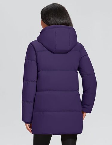 Yucolen Women's Winter Down Suffer Coat Shiceen Right Water Resident Warmed Parked Parked Outwear in Kuwait