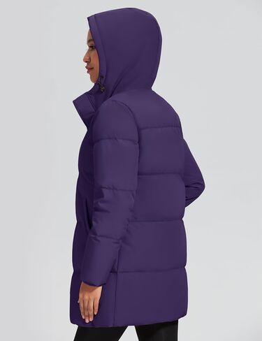 Yucolen Women's Winter Down Suffer Coat Shiceen Right Water Resident Warmed Parked Parked Outwear in Kuwait