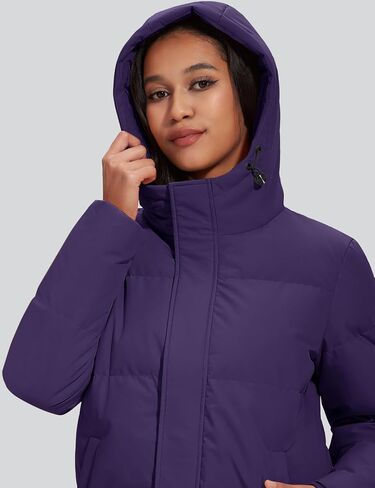 Yucolen Women's Winter Down Suffer Coat Shiceen Right Water Resident Warmed Parked Parked Outwear in Kuwait