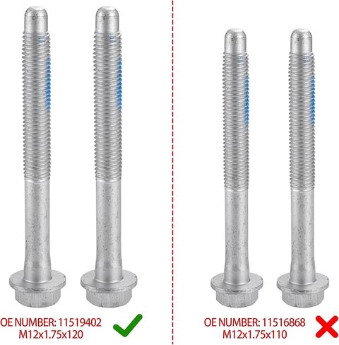 11519402 New Cab Body Assembly Mount Cushion Bolt for Chevrolet Avalanche 1500 2002-2006 ، for Chevrolet Tahoe 2005-2006 ، M12x1.75x12،10.9 Grade Mild 4pcs 4pcs in Kuwait