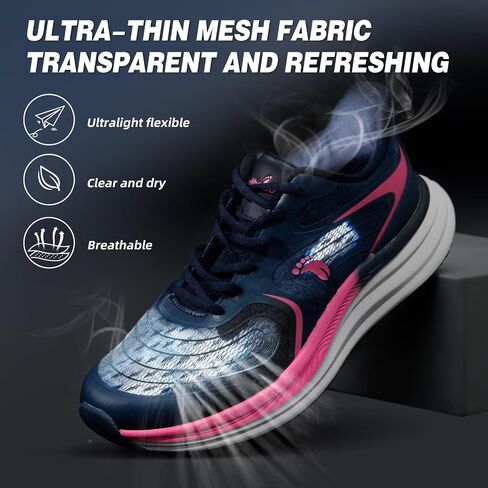Women's Orthopedic Road Running Shoes: Comfortable Casual Arch Support Plantar Fasciitis Athletic Sneakers, High Arch Flat Feet Tennis Sports Work Walking Shoes for Foot and Heel Pain Relief in Saudi Arabia