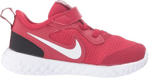 حذاء الجري المدرسي Revolution 5 Grade للجنسين من Nike للأطفال، أسود/Sunset Pulse، مقاس 7 سنوات عادي للأطفال الكبار في الولايات المتحدة in Kuwait