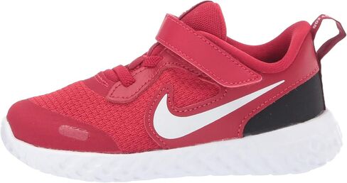 حذاء الجري المدرسي Revolution 5 Grade للجنسين من Nike للأطفال، أسود/Sunset Pulse، مقاس 7 سنوات عادي للأطفال الكبار في الولايات المتحدة in Kuwait