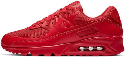 Nike Men's Air Max 90"Triple Red University Red (CZ7918 600) - 9.5 in Saudi Arabia