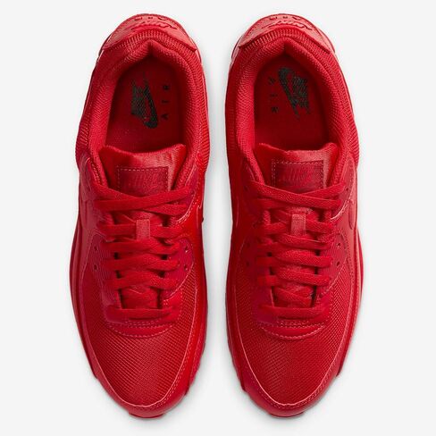 Nike Men's Air Max 90"Triple Red University Red (CZ7918 600) - 9.5 in Saudi Arabia
