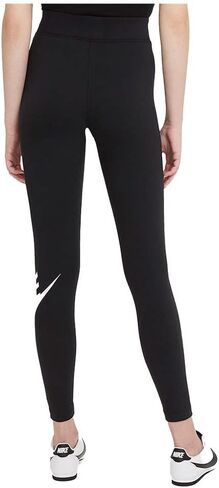 Nike Sportswear Essential Women's High-Waisted Leggings L (Black/White) in Saudi Arabia