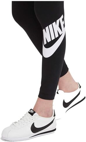 Nike Sportswear Essential Women's High-Waisted Leggings L (Black/White) in Saudi Arabia