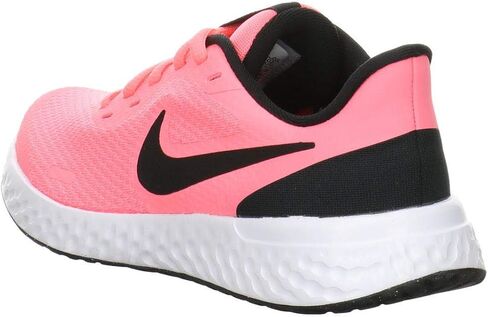 Nike Unisex-Kid's Revolution 5 Grade School Running Shoe, Pink Foam/Dark Grey, 6Y Regular US Big Kid in Saudi Arabia