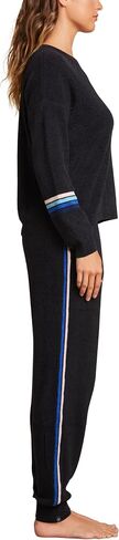 Barefoot Dreams Women's CozyChic Ultra Lite Multi Stripe Pullover in Saudi Arabia