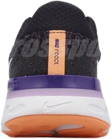 Nike Women's React Infinity Run Flyknit 2 Shoe, Black White Iron Grey, 10.5 in Saudi Arabia