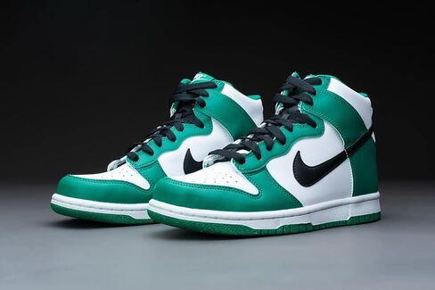 Nike Youth Dunk High DR0527 300 Celtics (GS) - Size 5.5Y White/Green/Black in Kuwait