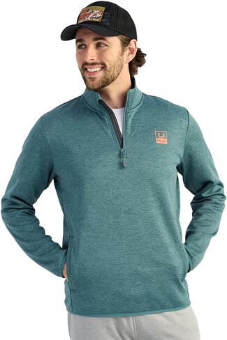 Huk Coldfront+ 1/4 zip ، سترة صيد الأداء للرجال in Kuwait