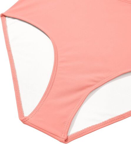 Girls One Piece Swimsuits Bathing Suit for Teens Cut Out Cute Girls' One-Piece Swimwear Criss Cross for Kids Summer Beach in Kuwait