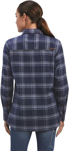 ARIAT Women's Rebar Flannel Durastretch Work Shirt in Saudi Arabia
