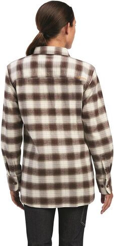 ARIAT Women's Rebar Flannel Durastretch Work Shirt in Saudi Arabia