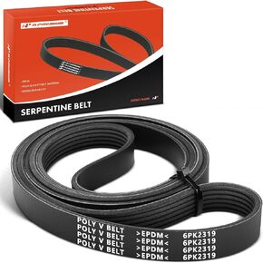 A-Premium Engine Serpentine Drive Belt Compatible with Chevrolet Trailblazer 2002-2009 & GMC Envoy 2002-2009 & Buick Rainier 2004-2007 & Isuzu Ascender 2003-2008 & Saab 9-7x & Oldsmobile Bravada, 4.2L