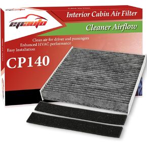 EPAuto CP140 (CF10140) Cabin Air Filter Compatible with Nissan Altima, Maxima, Murano, Sentra, X-Trail, Infiniti FX35, FX45, G35, Mitsubishi Outlander, Eclipse Cross, Lancer, RVR - Fits 2000-2025