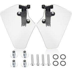MoKitDora Upper Air Windshild Deflectors with Mounting Hardware Kit Compatible with Goldwing GL1800 2018-2023