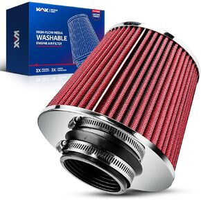 KAX Premium Washable Engine Air Filter, 33-5108 Replacement for Hyundai（Santa Fe/Tucson/Sonata/Santa Cruz）, Kia（K5/ Sorento/Carnival）2020-2024, Reusable, Increase Power & Towing