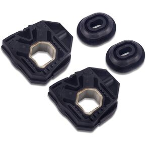 runmade Upper & Lower Radiator Support Mount Rubber Set Compatible with VW Passat Jetta Golf GTI Tiguan Beelte Audi TT A3