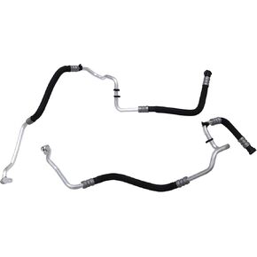 GXARTS 2 Pcs Engine Oil Cooler Line 17227589509 17227589510 Compatible with BMW 550i 550i GT 650i 750i