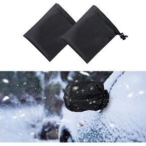 2PCS Auto Rearview Protection Cover, Side Mirror Dust Cover, Snow Ice Mirror Covers, Waterproof Side View Mirror Covers, Automobile Mirror Protector Replacements for Trucks Cars SUVs Vans