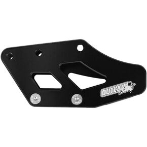 Outlaw Racing OR2799BK BLACK الخلفي سلسلة الألومنيوم دليل شريط التمرير متوافق مع هوندا CR250R