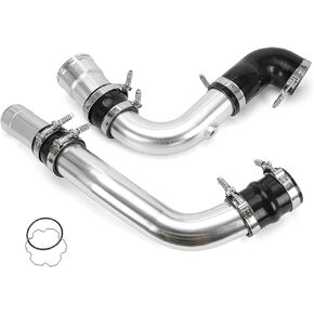 PTNHZ Max Flow Hot & Cold Side Intercooler Pipe Boot Kit Compatible with 11-16 Ford F250 F350 F450 Super Duty 6.7L Powerstroke Diesel