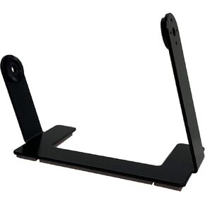 D-210 Angled Windshield Mounting Bracket - Pack of 6 (Black Steel & Aluminum)