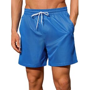 CUPSHE Men's Swim Trunks Board Shorts Mens Swim Shorts, Side and Back Pockets, Drawstring