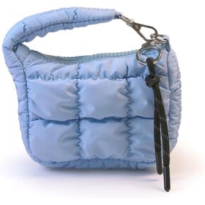 Quilted Mini Puffer Pouch wristlet wallets for women, Versatile mini purse for Essentials, Gifts, and Outdoor Activities