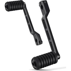 Benlari Shifter Lever Pegs 304 Stainless Steel, Heel Toe Shift Pegs Fit for Harley Touring Electra Glide Street Road King 1988-later, FL Softail 1986-later, Tri Glide Trikes 2008-later,Black