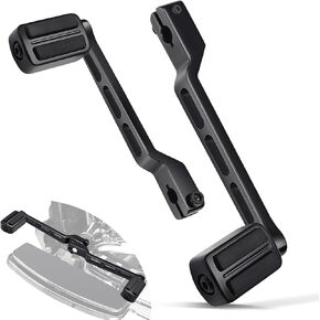 Penlari Syfter Lever Pegs ، 304 Pets Thing Thels Theld Theld من الفولاذ المقاوم للصدأ مناسبة مع Harley Touring Street Glide Road Road King Electra Glide 1988-2024 ، FL Softail 1986-2017 ، Trike 2008-2024 ، Black